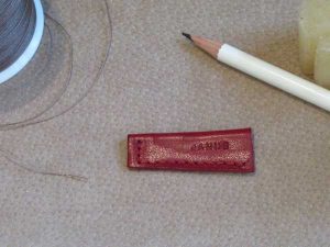 RoyalPoint Janus Pencil Point Protector Red Leather